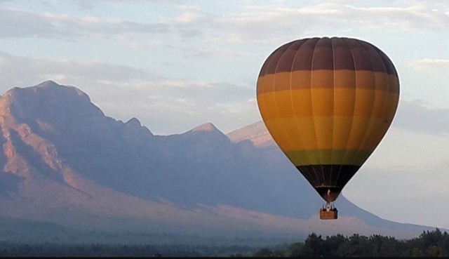 hot air ballooning (sunrise hot air balloon trip)